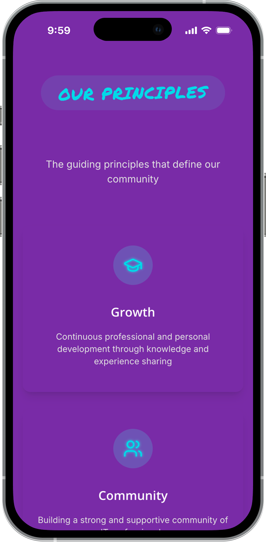 Community app 5